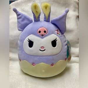 NWT Hello Kitty & Friends 8” Kuromi SquishMallows Stuffy by Sanrio (Kelly Toys)